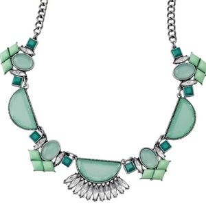 Lia Sophia turquoise statement necklace